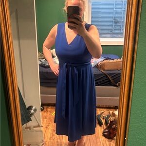 Calvin Klein Royal Blue Midi Dress